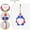 C, variant on Chmadoxn Memorial Day Decorations 4th of July Gnome Ornaments Patriotic Tree Ornaments Independence Day Red White Blue Wooden Gnome Hanging Signs for Home Party Supplies