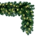 thumbnail image 2 of Vickerman 9' Grand Teton Artificial Christmas Garland, Warm White LED Mini Lights, 2 of 8