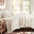 thumbnail image 4 of Juego de edredón Zzlpp Queen, cama con mechones color crema en una bolsa, 7 piezas, 4 of 8