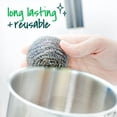thumbnail image 6 of Scotch-Brite Stainless Steel Scrubbing Pads - 3ct: Reusable Cleaning Tools, Glass & Multi-Surface Use, 6 of 10
