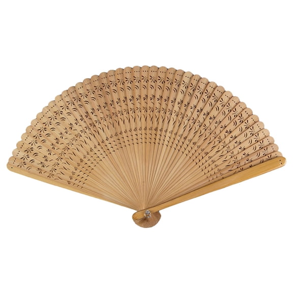 LOLIPPYY Japanese Folding Hand Fan Bamboo Dancer Prop for Women Wedding 1Set