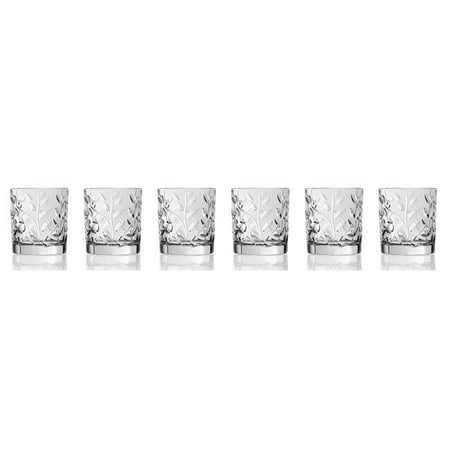 

RCR Laurus Crystal Double old fashioned set of 6