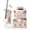 Color 3, variant on Bathroom Accessory Set 6 Piece Autumn Maple Leaves Acorns Trash can, Toothbrush Holder, Toothbrush Cup, Soap Dispenser, Soap Dish, Toilet Brush Holder