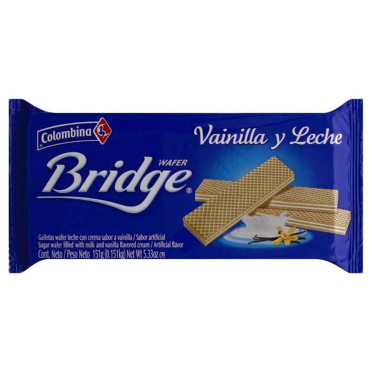 (4 pack) Colombina Bridge Wafer, 5.33 oz