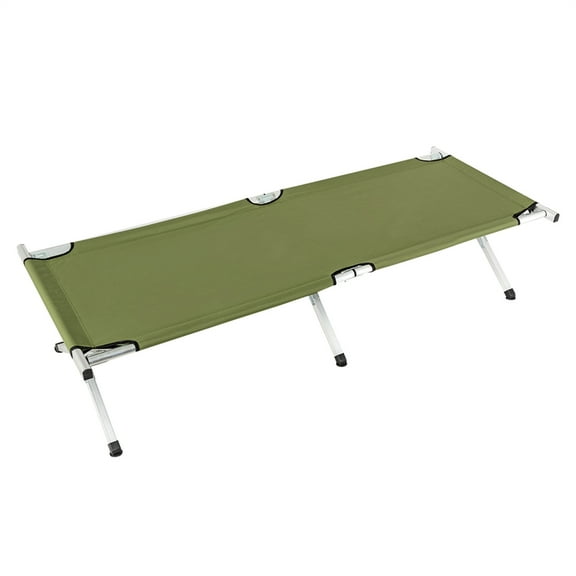 Portable Folding Camping Cot with Carrying Bag, Army Green