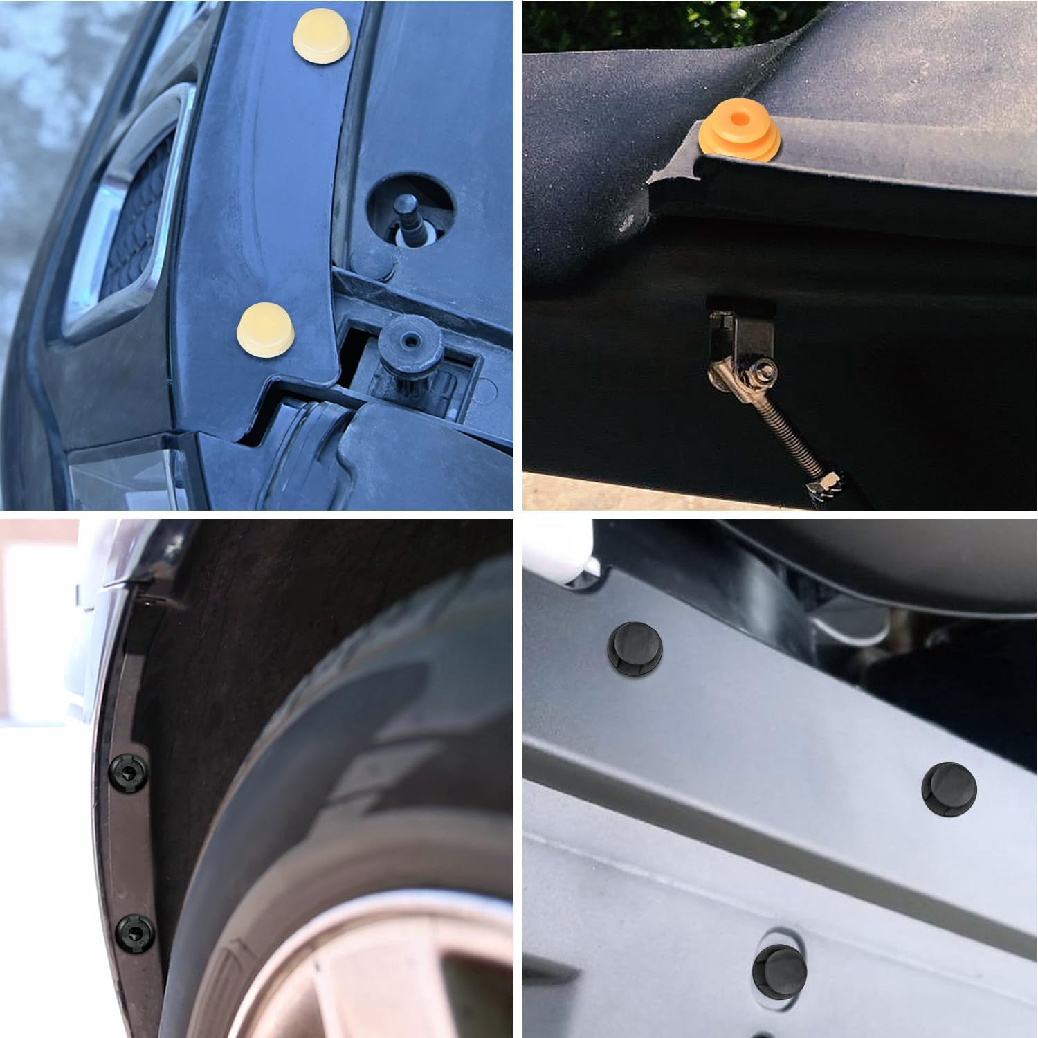 GOOACC 1390Pcs Car Door Panel Clips Auto Fasteners Assortment 26 Most Popular Sizes Automotive Push Pin Rivets Set Bumper Trim Body Clips for GM Ford Honda Chrysler Mazda