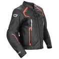 thumbnail image 2 of Cortech Chicane Mens Leather Jacket Black/Red SM, 2 of 4
