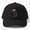 Black, variant on Santa Black Cat Baseball Cap, Tangled Christmas Lights Holiday Graphic Design, Classic Hat
