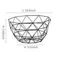 thumbnail image 2 of Metal Wire Fruit Bowl, Iron Arts Fruit Storage Baskets for Kitchen Counter, Countertop, Home Decor, Table Centerpiece Decorative hold Vegetables, Bread, Snacks, Potpourris, 2 of 6