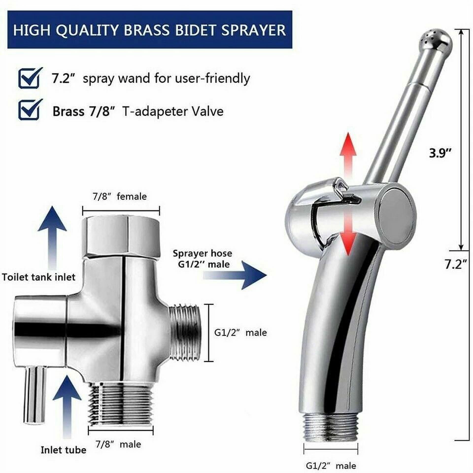Tachi ABS Handheld Bidet Attachment, Chrome