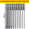 thumbnail image 1 of Juego de destornilladores de seguridad Torx de tamaño profesional, con vástago hexagonal de excelente calidad para uso industrial generalizado y cambio rápido., 1 of 5