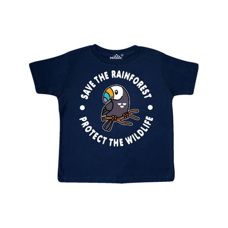 

Inktastic Save the Rainforest Protect the Wildlife with Toucan Gift Toddler Boy or Toddler Girl T-Shirt