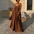 thumbnail image 6 of Lifetechs Women Summer Dress Sleeveless Spaghetti Strap Pleated Maxi Dress Beach Vacation Loose Flowy Sundress Pink, 6 of 7