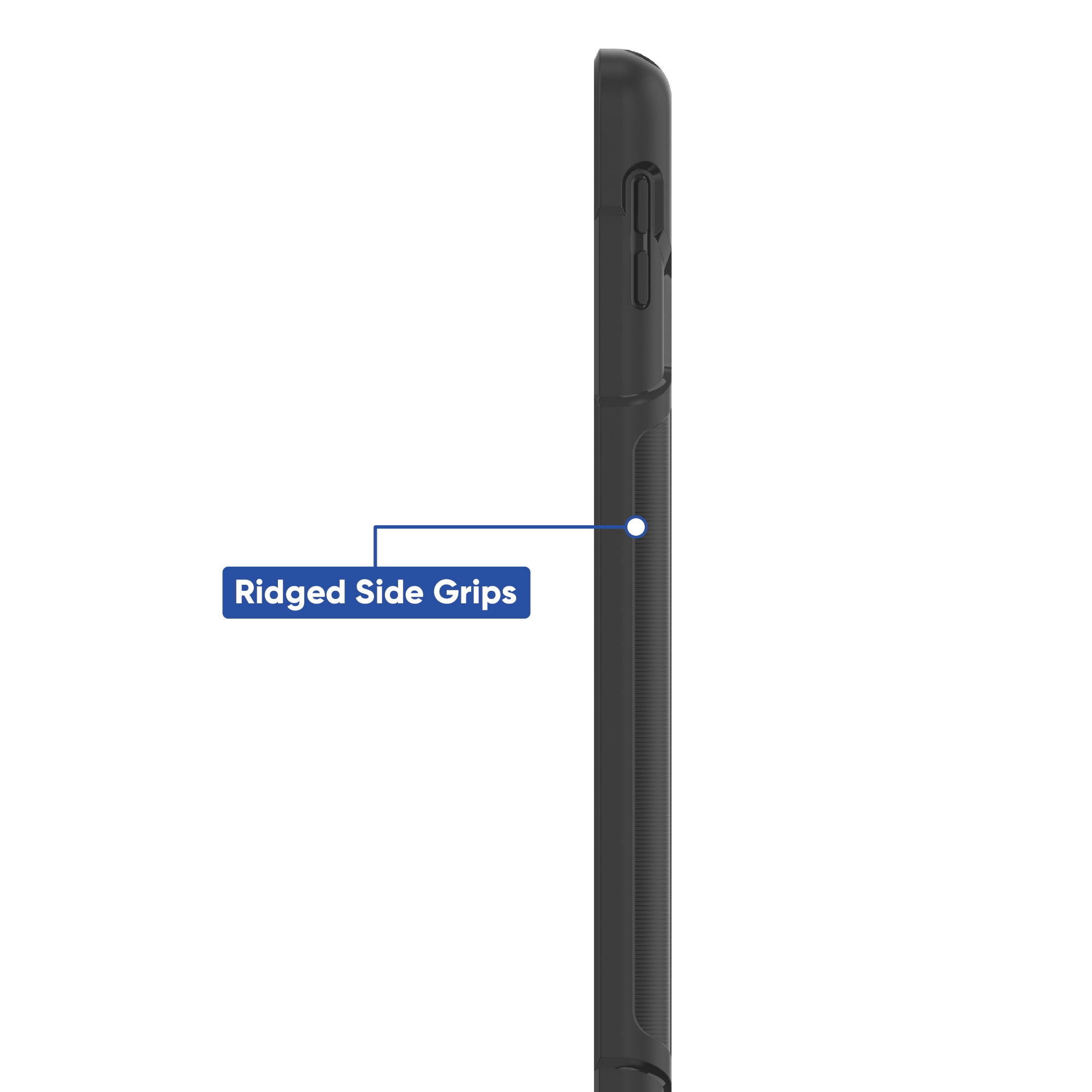 onn. Slim Rugged Gel Case for iPad 10.2" (7th/8th/9th Gen) 10.2" - Black