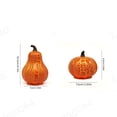 thumbnail image 3 of HHJZPR Halloween Crackle Glass Pumpkin Lights, 2 in 1 Set of 2 LED Glowing Pumpkins for Fall & Thanksgiving Table Decor, 3 of 6