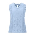 thumbnail image 4 of asdoklhq Womens Summer Tops,Women's Lace Sleeveless V-Neck Tank Tops Summer Casual Shirts Tops, 4 of 6