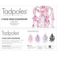 thumbnail image 3 of Tadpoles 3-Bulb Vintage Plug-In or Hardwired Mini-Chandelier, White Diamond, 3 of 5