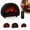 Black, variant on Fireplace Essential Oil Diffuser, 200mL & Flame Effect,Mix Fireplace Humidifier, 12-Color Ambient Light, Remote Control, 1/3/5H Timer, Cozy Christmas Decor Gifts for Home & Office