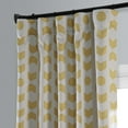 thumbnail image 3 of Badges Gold Room Darkening Curtain (1 Panel), Badges Gold, 50W X 96L, 3 of 6