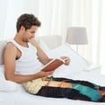 thumbnail image 5 of Bixox Men's Cartoon Iceberg Bald Eagle Patterned Pajama Pants with Pockets Lounge Clothes for Home, 5 of 5
