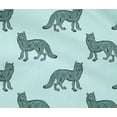 thumbnail image 4 of oneOone Cotton Flex Fabric Fox Block Decor Fabric Printed BTY 40 Inch Wide, 4 of 4