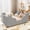 GRAY, variant on FICISOG Lovely Toddler Beds, Low Montessori Floor Bed for Toddlers, Crib Size Kids Bed with Safety Guardrails and Wood Slats, Soft Boucle Toddler Bed for Girls Boys Children Aged 3-7 Years Old, Pink