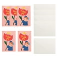 thumbnail image 5 of S SERENABLE 5 Pieces Valentine Day Cards Birthday Gift Card Sweet Birthday Mom Greeting Card Anniversary Card for Mom Friends Her Husband Boys, 5 of 8