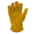 thumbnail image 3 of 212 Performance Leather Driver Work Gloves in Golden Brown, Medium LD-90-009, 3 of 4