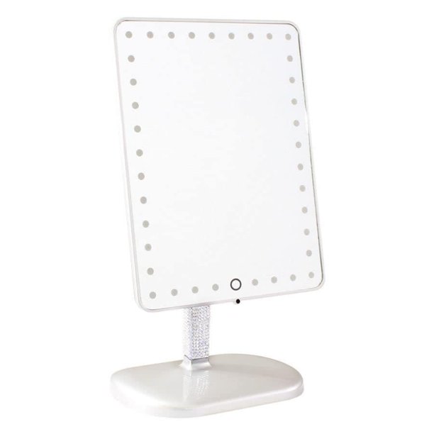 Impressions Vanity 159 Value Bling Edition Touch Pro Led Makeup Mirror With Wireless Bluetooth Audio Usb Charger Platinum Com Impressions Vanity Bling Edition Touch, Impressions Vanity Touch 3 0 Trifold Dimmable Led Makeup Mirror