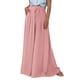 thumbnail image 1 of Pantalones PRETTYGARDEN Palazzo de Pierna Ancha Rosa Verano 2025 Talla M, 1 of 7