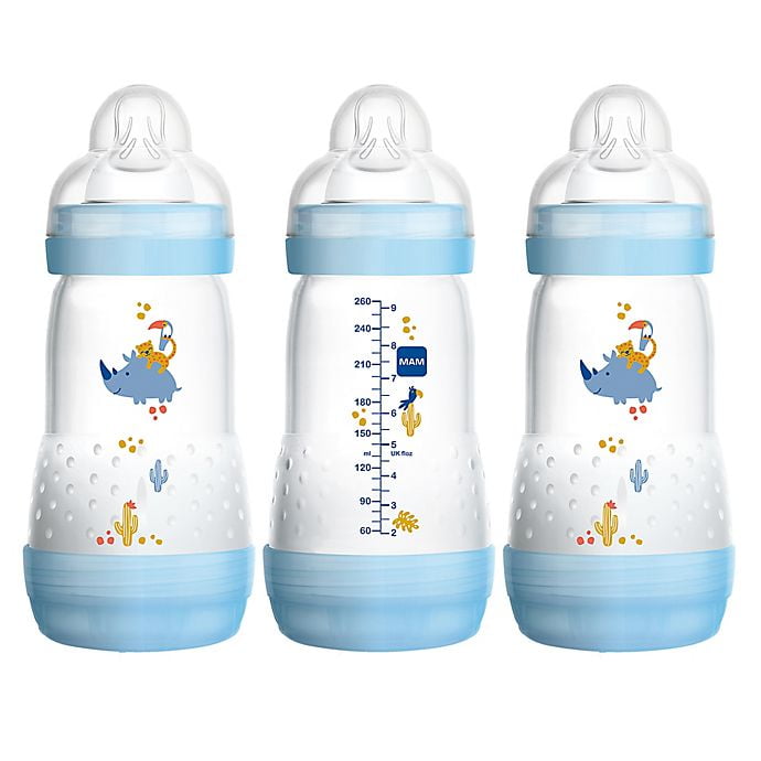 MAM Anti Colic Newborn Baby Bottle Set 3 pk Design may vary 