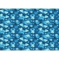 thumbnail image 1 of Ahgly Company Indoor Rectangle Patterned Bright Turquoise Blue Area Rugs, 2' x 3', 1 of 6