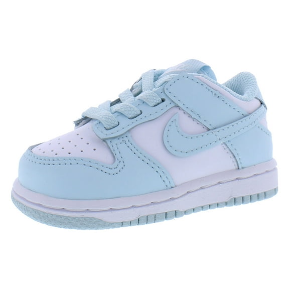 Nike Dunk Low Infant/Toddler Shoes Size 6, Color: White/Glacier Blue