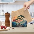 thumbnail image 2 of Yayeee Napkin Holder for Table Kitchen Paper Tissue Organization, Pine Tree at Dawn, 2 of 8