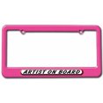 thumbnail image 1 of Artist On Board License Plate Tag Frame, Multiple Colors, 1 of 1