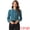Blue Green, variant on Women's Peter Pan Collar Puff Sleeve Work Blouse M White