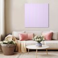 thumbnail image 5 of Purple White Stripe Wall Art Painting on Canvas, Modern Minimalist Geometric Striped Canvas Art Home Prints Wall Art Framed Modern Artwork for Living Room Bedroom Wall Decor 20x20in, 5 of 9