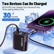 thumbnail image 2 of Adaptador de cargador USB 3.0 tipo C de carga de teléfono GaN de 65 W para Huawei (negro de la UE), 2 of 8