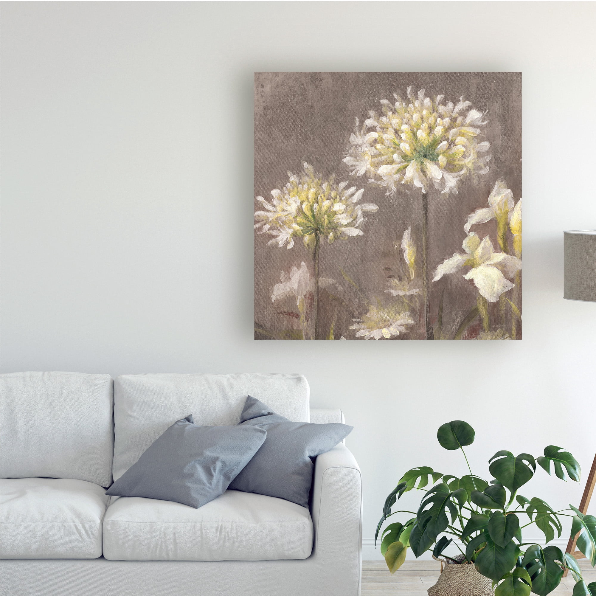 Trademark Fine Art 'Spring Blossoms Neutral III' Canvas Art by Danhui Nai