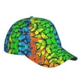 thumbnail image 3 of Balery Multicolored Butterflies Baseball Cap For Women Men,Adjustable Size For Running Workouts And Outdoor Activities All Seasons, 3 of 9