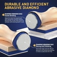 thumbnail image 2 of Rolling Knife Sharpener, Knife Sharpening with Industry Diamonds for Steel of any hardness, Made Easy Knife Sharpener Kit for Kitchen Knives, Offers 15 & 18 & 20 & 25 Degree Sharpening, 2 of 3