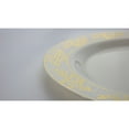 thumbnail image 4 of 9 inch Elegant Gold Leaf Design, Premium Disposable Plastic Wedding Diner Plates - 10 ct., 4 of 5