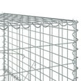 thumbnail image 5 of vidaXL Gabion Basket Silver Galvanized Iron Extra Large Heavy Duty 39.4"x19.7"x39.4", 5 of 8