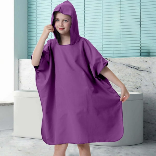 Ropa de cama, mantas y cubrecamas, regalos para mujeres, toalla de playa, bata de surf de secado rápido con bolsillo, traje de neopreno con capucha, mangas ajustables, toallas de baño de poliéster par