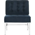 thumbnail image 2 of Safavieh Ansel Modern Tufted Chrome Accent Chair, Multiple Colors, 2 of 9