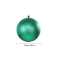 thumbnail image 3 of Aufmer 1 Pcs Festive Glitter Sphere Set, Professional Grade Plastic Decorations for Holiday Display(Green), 3 of 6