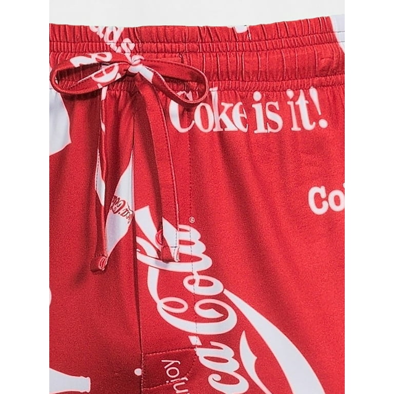 Coca-Cola Men's Coke Allover Print Lounge Jam Shorts Coca-Cola Men's Coke Allover Print Lounge Jam Shorts