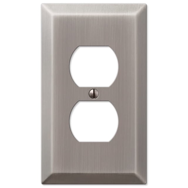 Placa de pared Amerelle 163DAN Century Steel, níquel envejecido, paquete de 1 unidad