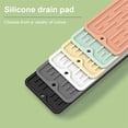 thumbnail image 6 of Bathroom Accessories Water Splash Guard Dish Drying Pads Faucet Wraparound Faucet Absorbent Mat Splash Catcher Silicone Faucet Mat Silicone Drain Pad BLACK, 6 of 7