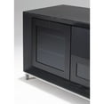 thumbnail image 4 of Furnitech Signature Home 78" Modern Wood TV Stand in Ebony Black Oak/Silver, 4 of 4